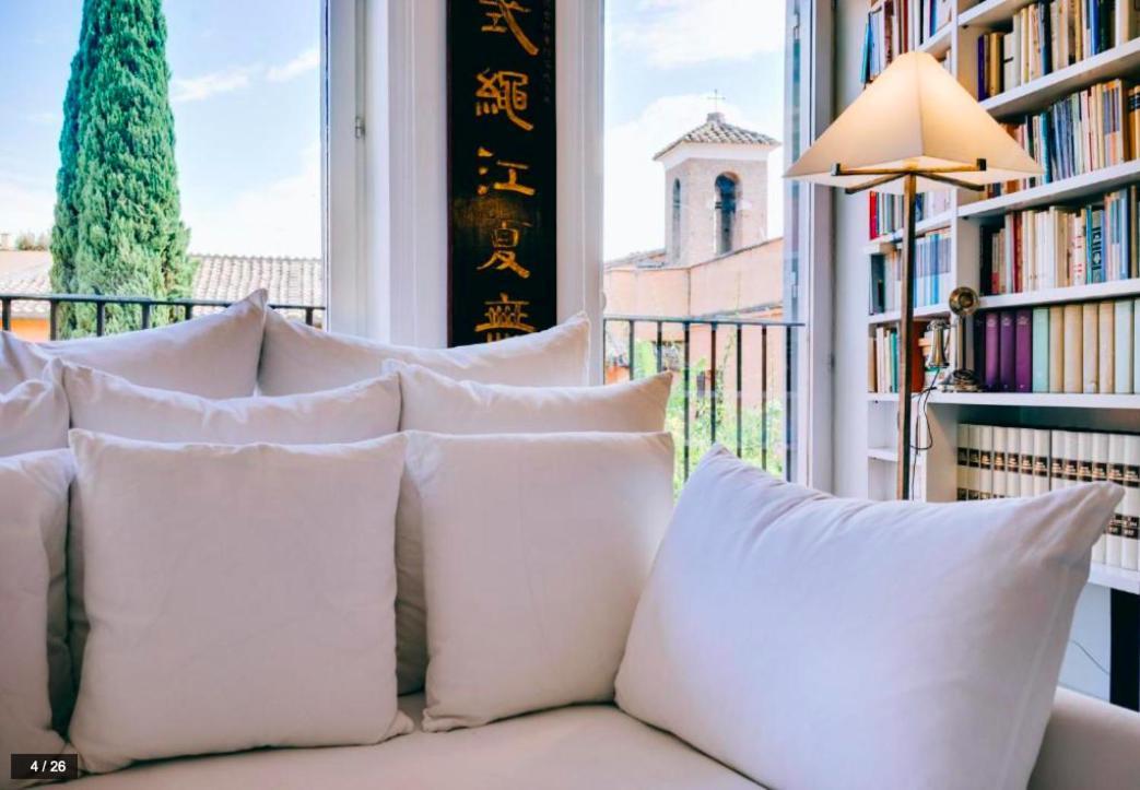 רומא Luxury Art Apartment In Trastevere With Terrace מראה חיצוני תמונה