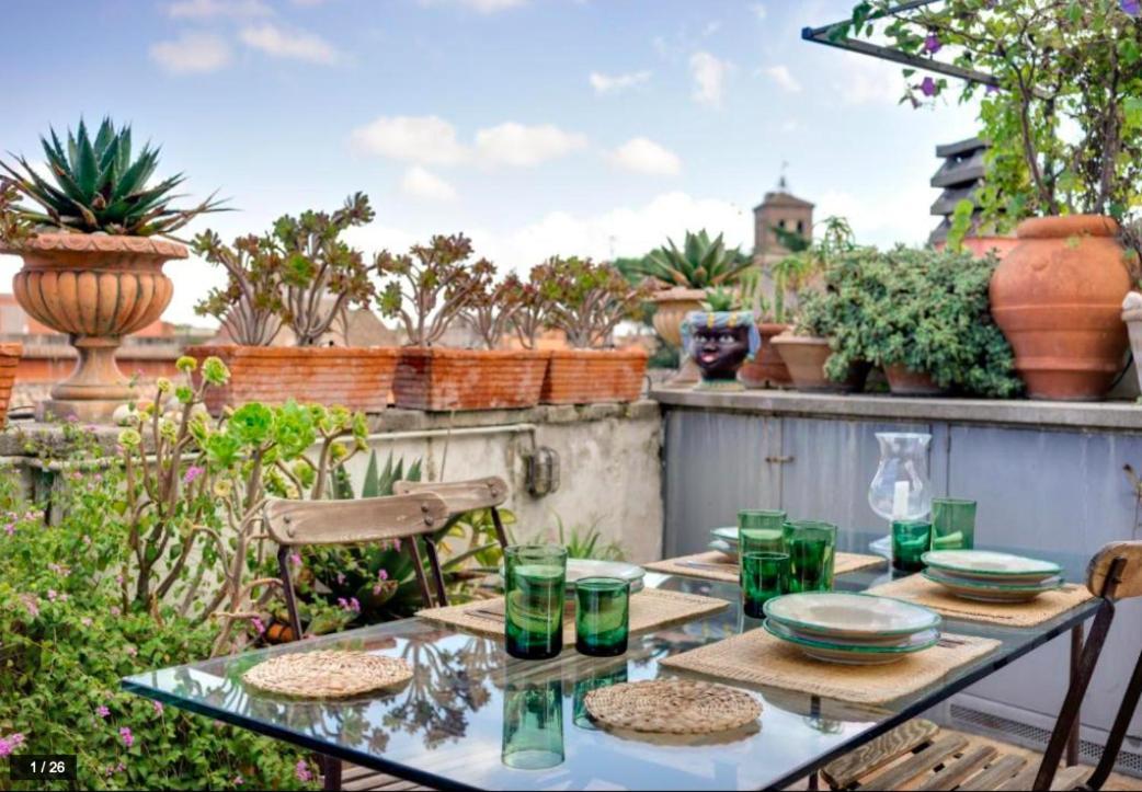 רומא Luxury Art Apartment In Trastevere With Terrace מראה חיצוני תמונה