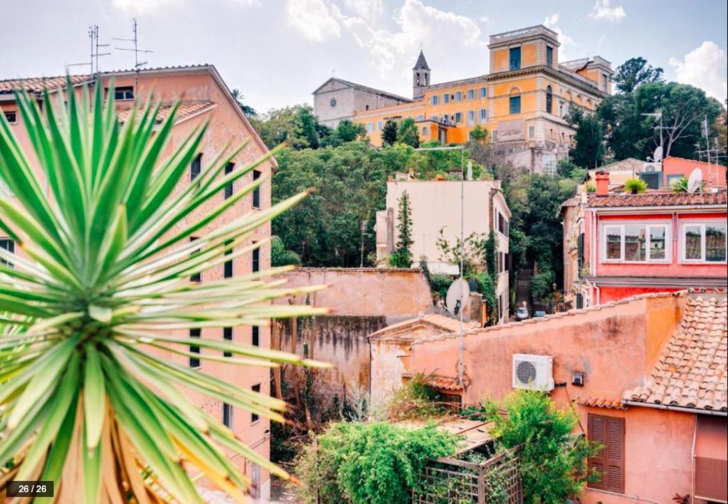 רומא Luxury Art Apartment In Trastevere With Terrace מראה חיצוני תמונה