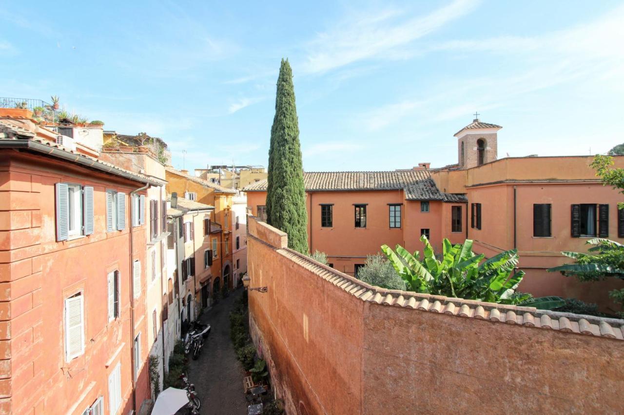 רומא Luxury Art Apartment In Trastevere With Terrace מראה חיצוני תמונה